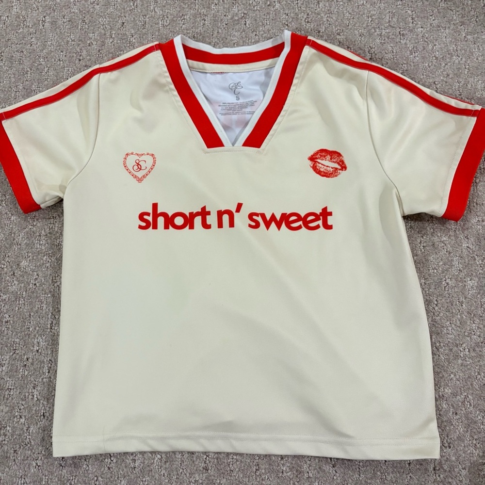 SABRINA CARPENTER Short n' Sweet Soccer Jersey Small